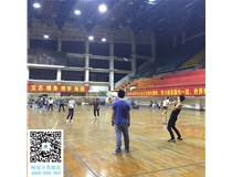 柯尼卡美能达复印机增值服务商--广州科颐办公举办的羽毛球赛第8回合圆满结束